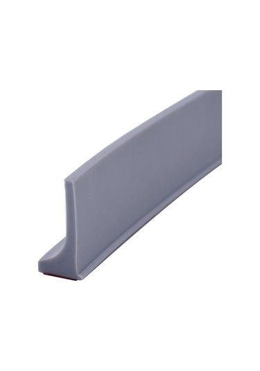 Pazly Banyo Sızdırmazlık Şeridi 200cm Gray, Su Bariyeri Kurulumu Kolay, Dayanıklı Malzeme Gri