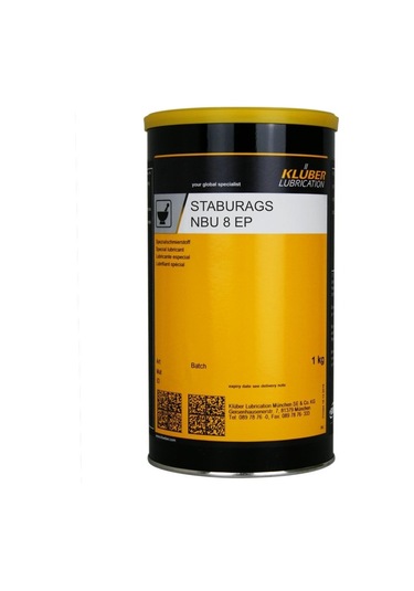 Kluber Staburags Nbu 8 Ep - Baryum Kompeks Yüksek Basınç Rulman Gresi 1 KG