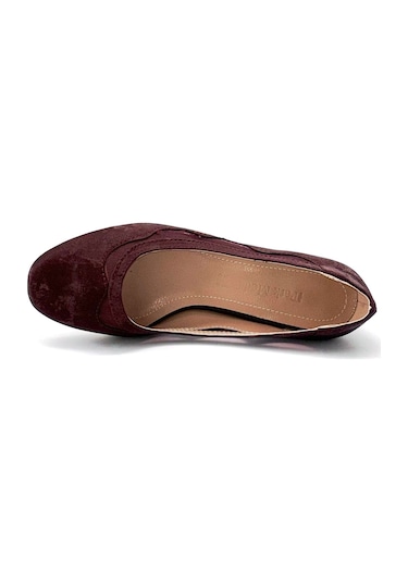 Park Moda Parkmoda Kadın Topuklu Ayakkabı Bordo Bordo