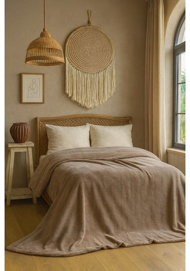 Vıncent Battaniye 160 220 Bej Bej