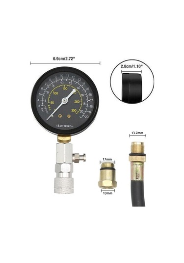 Novahub Araba Motoru Silindir Sıkıştırma, Akıllı Basınç Göstergesi