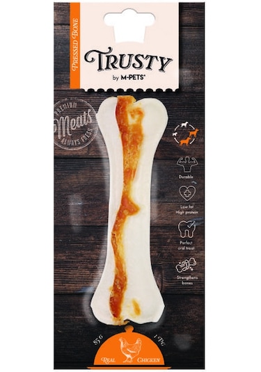 M-pets Trusty Chicken Tavuklu Press Kemik 85 Gr 15,3 Cm