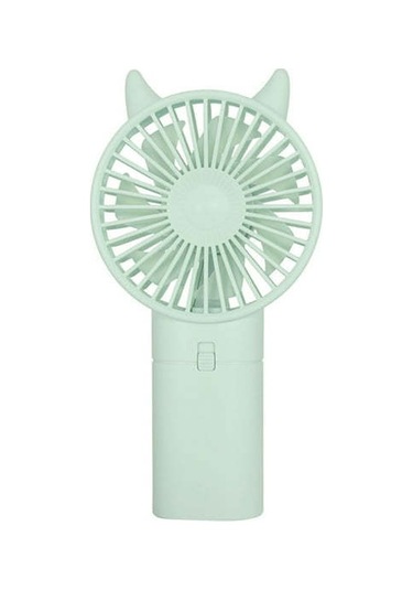 Symbee Yeşil Ultra Sessiz El Fanı - 7 Kanatlı Taşınabilir, Ofis/ev/kamp Kullanıma Uygun, 2 Aa Pil Gerekli Pil Dahil Değil