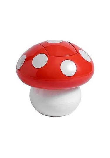 Fastbuy Mini Mantar Şekilli Masaüstü Çöp Kutusu - Küçük Çöp Kutusu Masa Çöp Kutusu