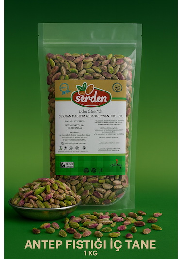 Antep Fıstığı İçi Boz 1 1 KG