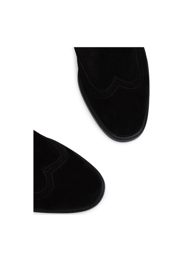 Deery Hakiki Süet Siyah Chelsea Erkek Bot - 01816msyhc02