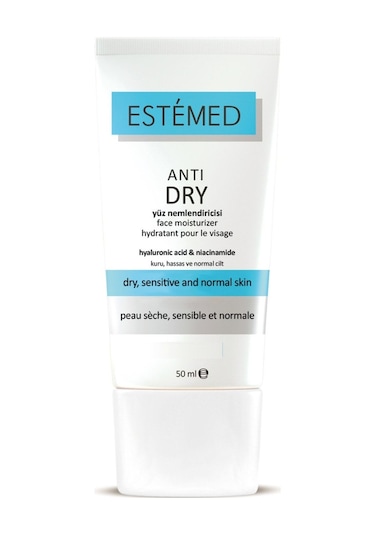 Estemed Dry Kuruma Karşıtı Yüz Nemlendirici Krem 50 ML