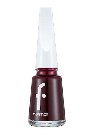 Flormar Nail Enamel Mineralli Klasik Parlak Oje 352 Blackstar Red