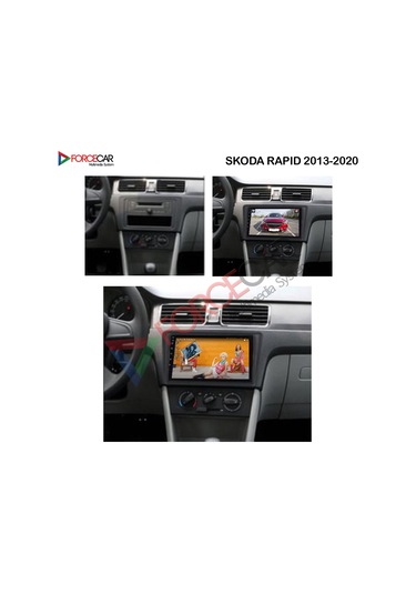SKODA RAPİD ANDROİD MULTİMEDYA 2_32 KABLOSUZ CARPLAY