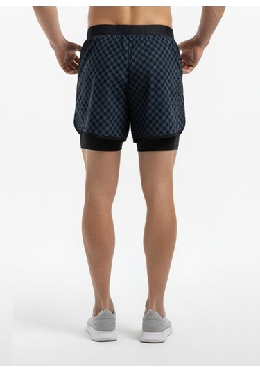 Umbro Iconic Unisex Taytlı Şort/antrenman Şortu - Ve0052 Siyah