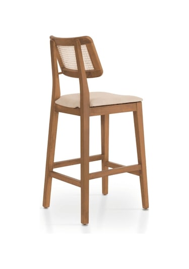 Zeus Hazeranlı Bar Sandalyesi Krem