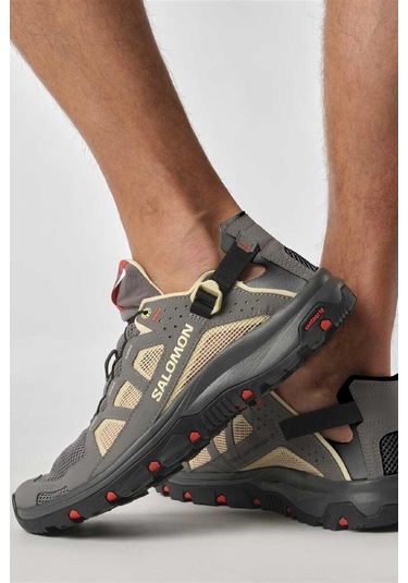 Salomon Techamphıbıan 5 Erkek Outdoor Ayakkabı L47114900-pewter/moth/fiery Red Bej - Gri - Kırmızı