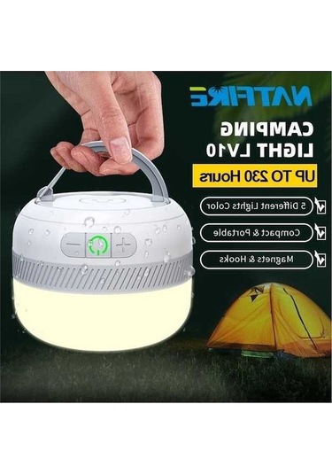 Artfulabode Wondernest Şarj Saat Lv10 Kamp Feneri El Edilebilir Beyaz 230 Gh Beyaz