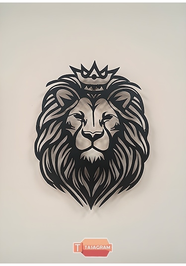 Aslan Kral Metal Tablo