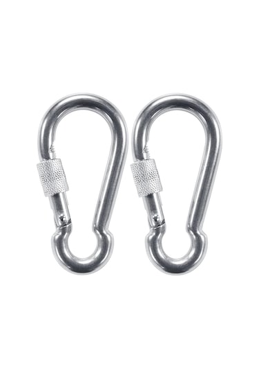 Kilitli Karabina Yaylı Galvanizli 6-8-10-12Mm Ölçü Adet Seçenekli