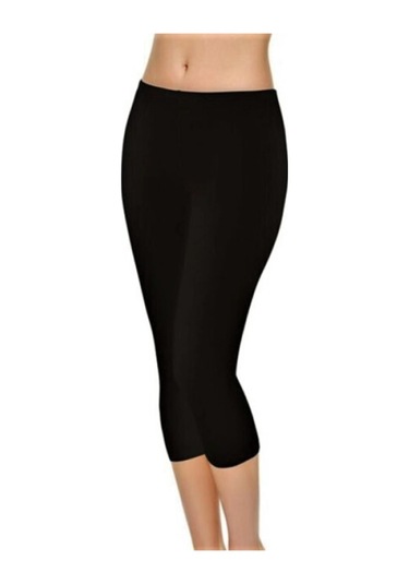 Elit Bayan Modal Elastan Kapri Tayt Siyah 2'li Paket SiYAH