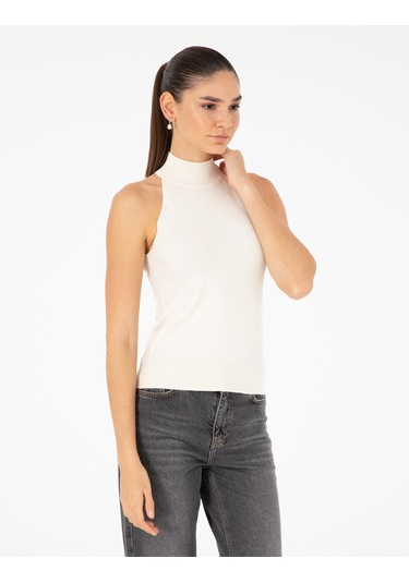 Pierre Cardin Kadın Ekru Bluz Triko 50296460-vr019 Ekru