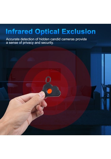 Geeroyoo Taşınabilir Kızılötesi Kamera Dedektörü, Gizli Kamera Tarayıcı & Dinleme Önleyici - Ev, Otel, Ofis Güvenlik Cihazı