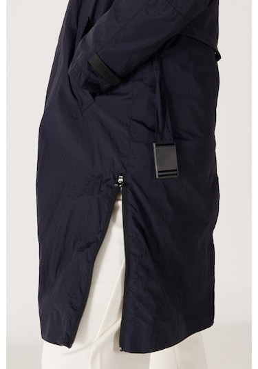 All Terrain Gear Regular Fit Kapüşonlu Çift Kullanımlı Lacivert Yağmurluk Ceket W232319114 Lacivert