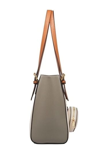 Wondernest 3'ü 1 Arada Moda Çapraz Tasarım Bayan Çapraz Büyük Kapasiteli Çanta Beyaz Beyaz