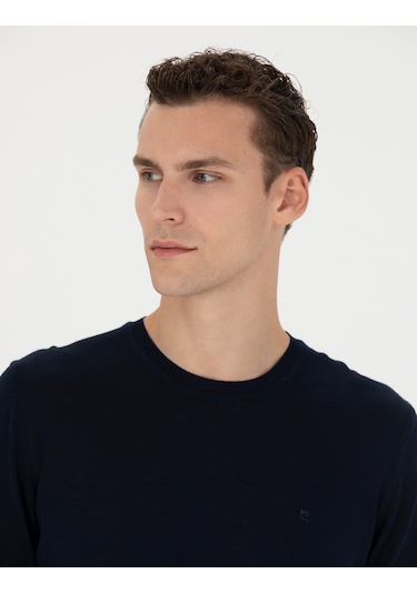 Pierre Cardin Erkek Lacivert Triko Kazak 50270054-vr033 Lacivert