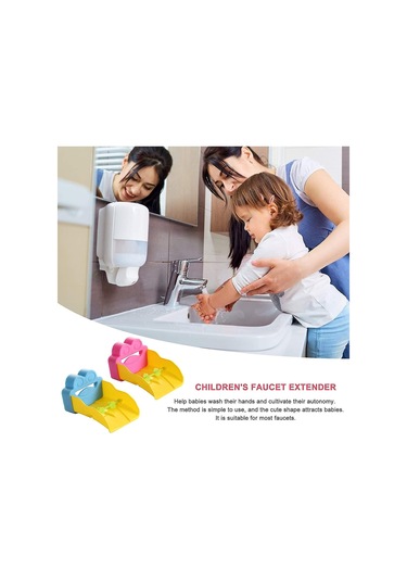 Adet Musluk Genişletici, Çocuk Musluk Genişletici, Lavabo Musluğu İçin 2 Adet Hayvan Musluk Genişletici, Mutfak İçin Çizgi Film Kurbağa El Yıkama Musluğu Genişletici Çok Renkli