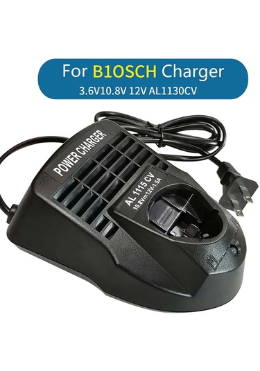 SHGEEN Chargeur de Batterie AL1115CV de Rechange pour Batterie Bosch 10,8  V-12 V BC330 pour Bosch BAT411 BAT412A BC430 BC330 2 607 336 996 (Prise UE)  : : Bricolage