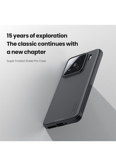 Xiaomi 15 Nıllkın Frosted Shield Pro Pc Tpu Telefon Kılıfı İçin Yeşil