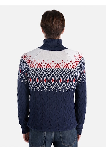 Colin's Colins Regular Fit Lacivert Erkek Kazak Cl1066425 Lacivert