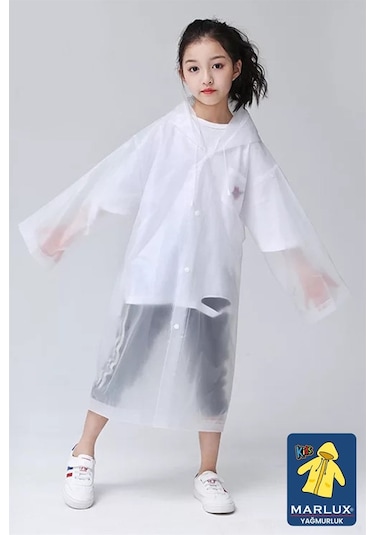 Marlux Beyaz Çocuk Yağmurluk Marcygm006 Beyaz