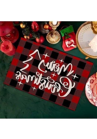 Ulzyvf Pembe-beyaz Pembe Örtüleri Örtüleri Noel Noel Masa Masa Kış Kar I Ağaçları Adet 4 Va Pembe - Beyaz