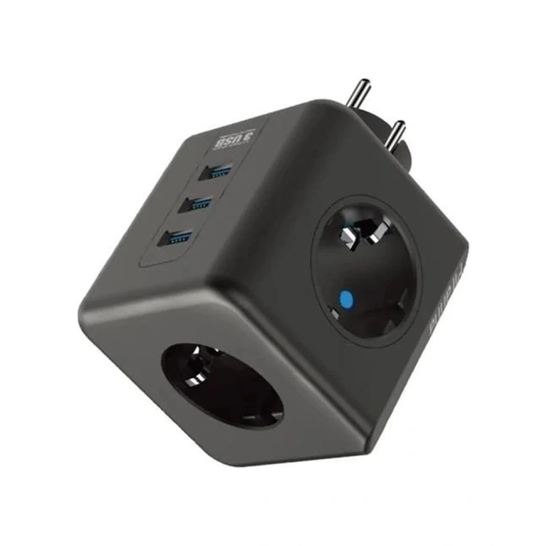 İpek Yıldızı Isıya Dayanıklı Termal Akım Korumalı Ve Çocuk Korumalı 3 Priz Girişli 3 Usb Girişli Kü Diğer