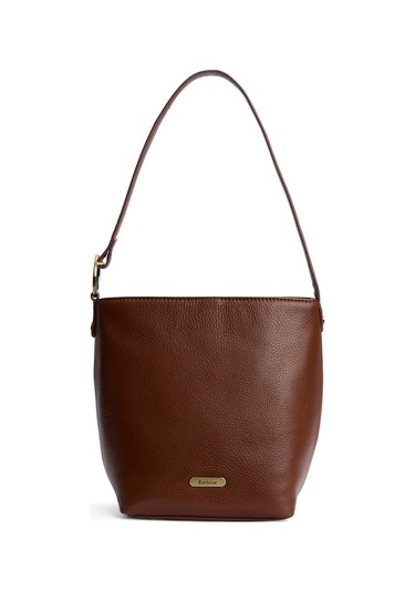 Barbour Cedar Deri Bucket Çanta Br11 Brown Kahverengi