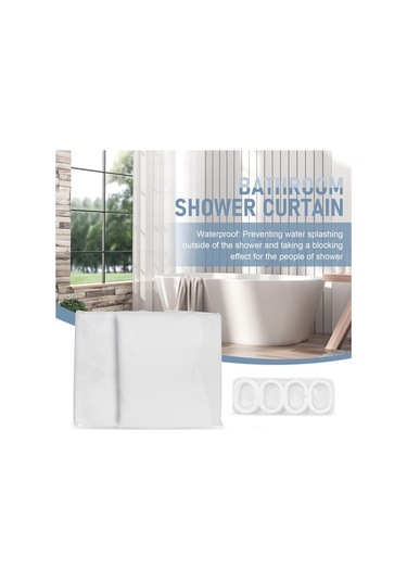 Ulzyvf Perdesi Perde Güzel Duş Dinozor Desenli Beyaz Banyo Banyo 180x180cm Yv Beyaz