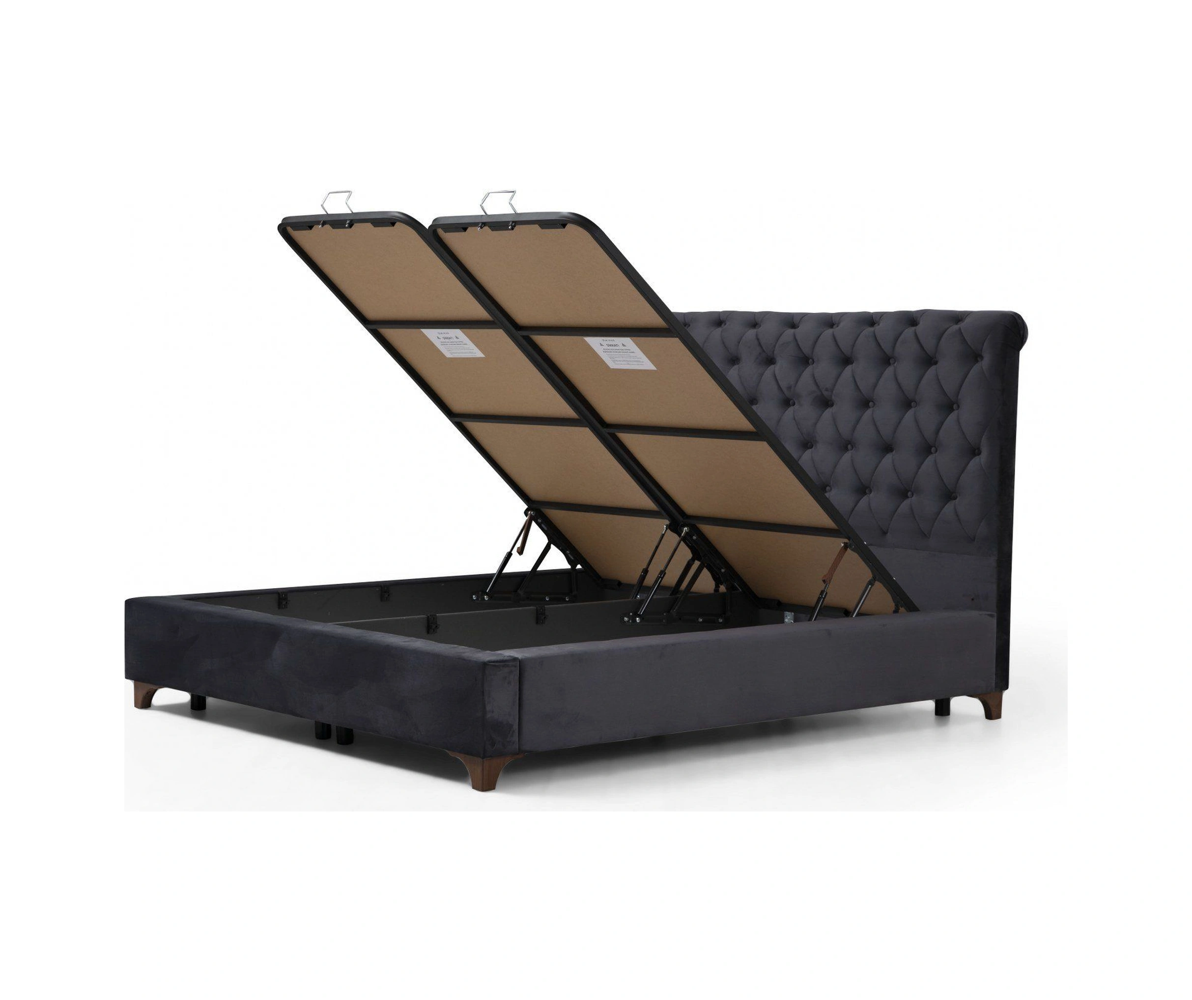 Deluxe Baza+başlık Antrasit 160x200 160 x 200 CM