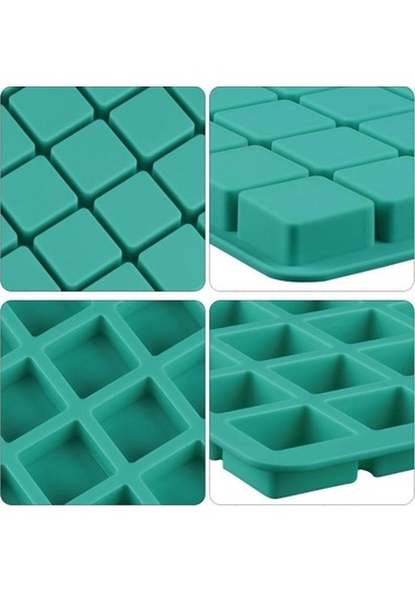 Maoyaya 2 Paket 40'lı Silikon Kalıp: Kare Karamel, Çikolata, Truffle, Keto Atıştırmalık, Viski Buz Küpü Karamel