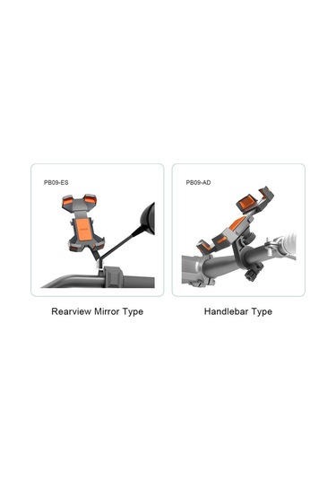 Odier Odier Bisiklet Cep Telefonu Tutucu Sarsıntı Önleyici Turuncu