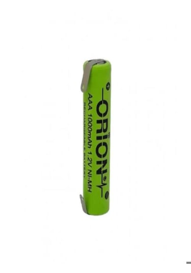 Orion 1.2v1000mah Ince Kalem Aaa Şarjlı Traş Makinası Pili-2 Adet