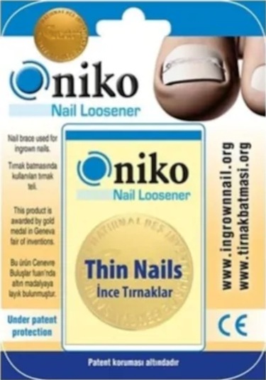 Oniko Tırnak Batması için İnce Tırnaklar Tırnak Gevşetici Tel