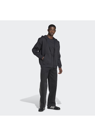 Adidas Jw8367 Baggy Fz Hoodıe Erkek Sweatshirt Siyah Adidas Jw8367 Baggy Fz Hoodıe Erkek Sweatshirt Siyah