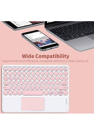 Valkyrie Kablosuz Touchpad Bluetooth Klavye