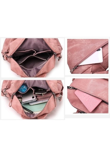 Maoyaya Zhenli Kadın Sırt Çantası Zl0290 - Mavi Renkli Siyah