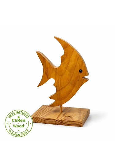 Ceren Wooden Dekoratif El Yapımı Ahşap Balık