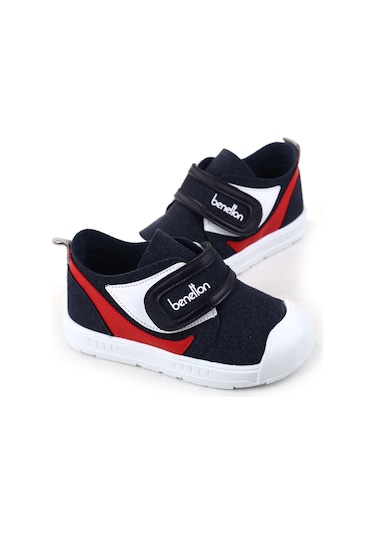 Benetton Bn-1403 Rahat Ortopedik Taban Kız/erkek Çocuk Ayakkabısı LACİ-KIRMIZI Lacivert - Kırmızı