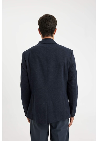 DeFacto Slim Fit Dar Kesim Astarlı Düğmeli Blazer Ceket N0503AZ24AUNV221