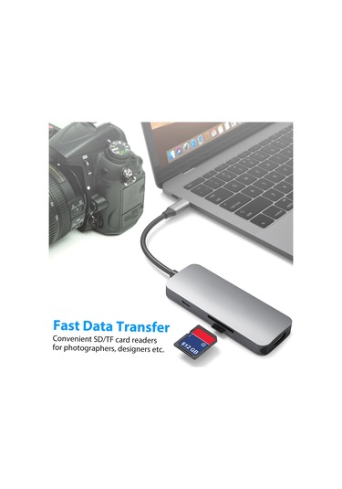 Maiyame Güç Dağıtımı, 4k Hd Çıkış Portu, Sd / Tf Kart Okuyucu, Pd Şarj Portu