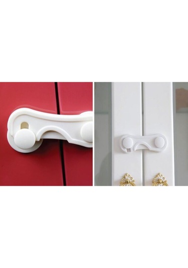 Portakal Safety Dolap-Kapak Kilidi 2 Adet