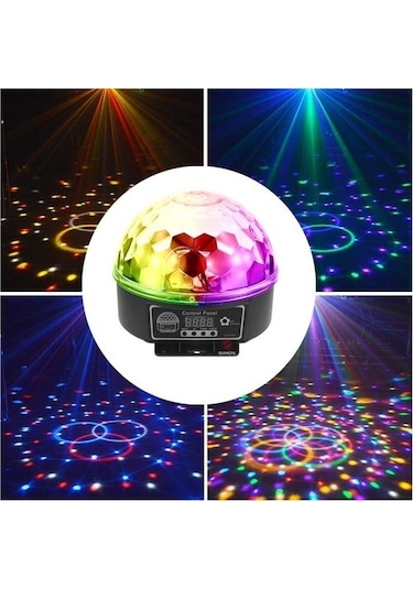 Quenlite QX-61 RGBW DMX512 Sahne Küre Led Disko Işık Sistemi