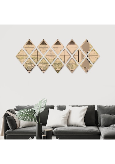 Decorıta Ayna - 16'Lı Takım Baklava Modelli Ayna