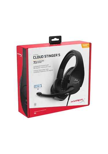 HyperX Cloud Stinger S HHSS1S-AA-BK/G 7.1 Surround Oyuncu Kulaklığı